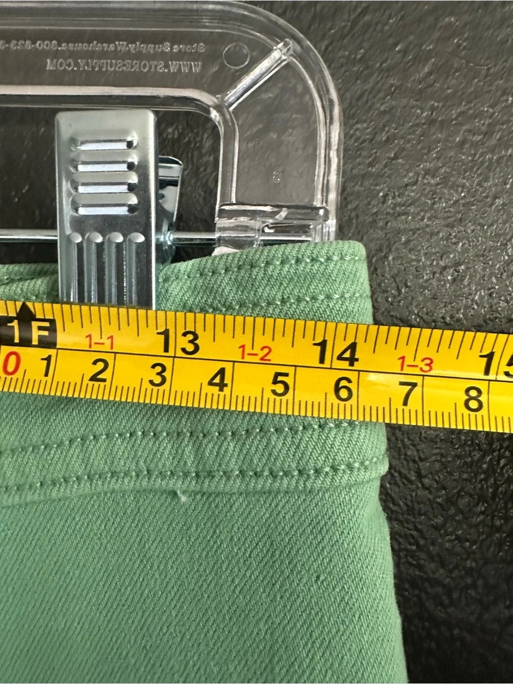 Pistola Penny Crop High Rise Wide Leg Jeans Avocado Green Size 28 Anthropologie - Picture 7 of 13
